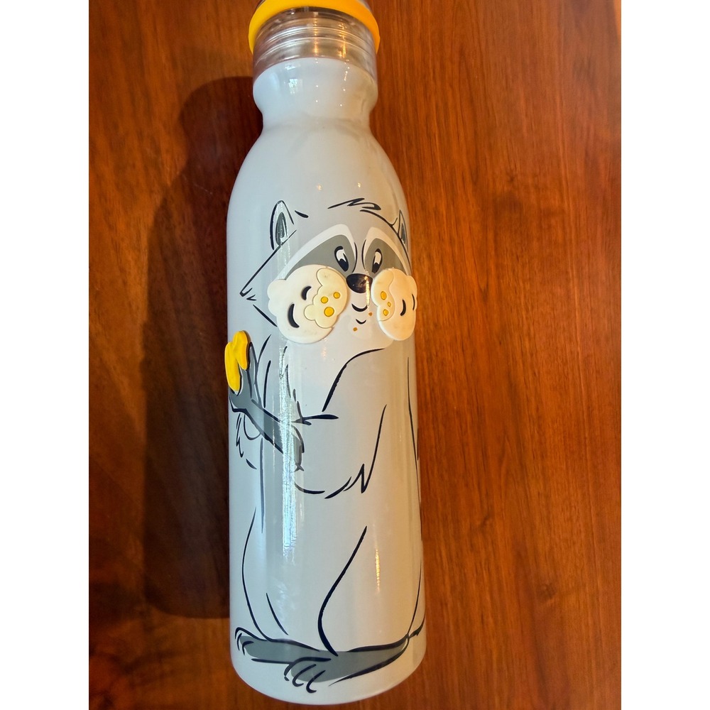 Disney Parks Pocahontas Meeko Raccoon Stainless Steel Water Bottle 20oz - Picture 2 of 10
